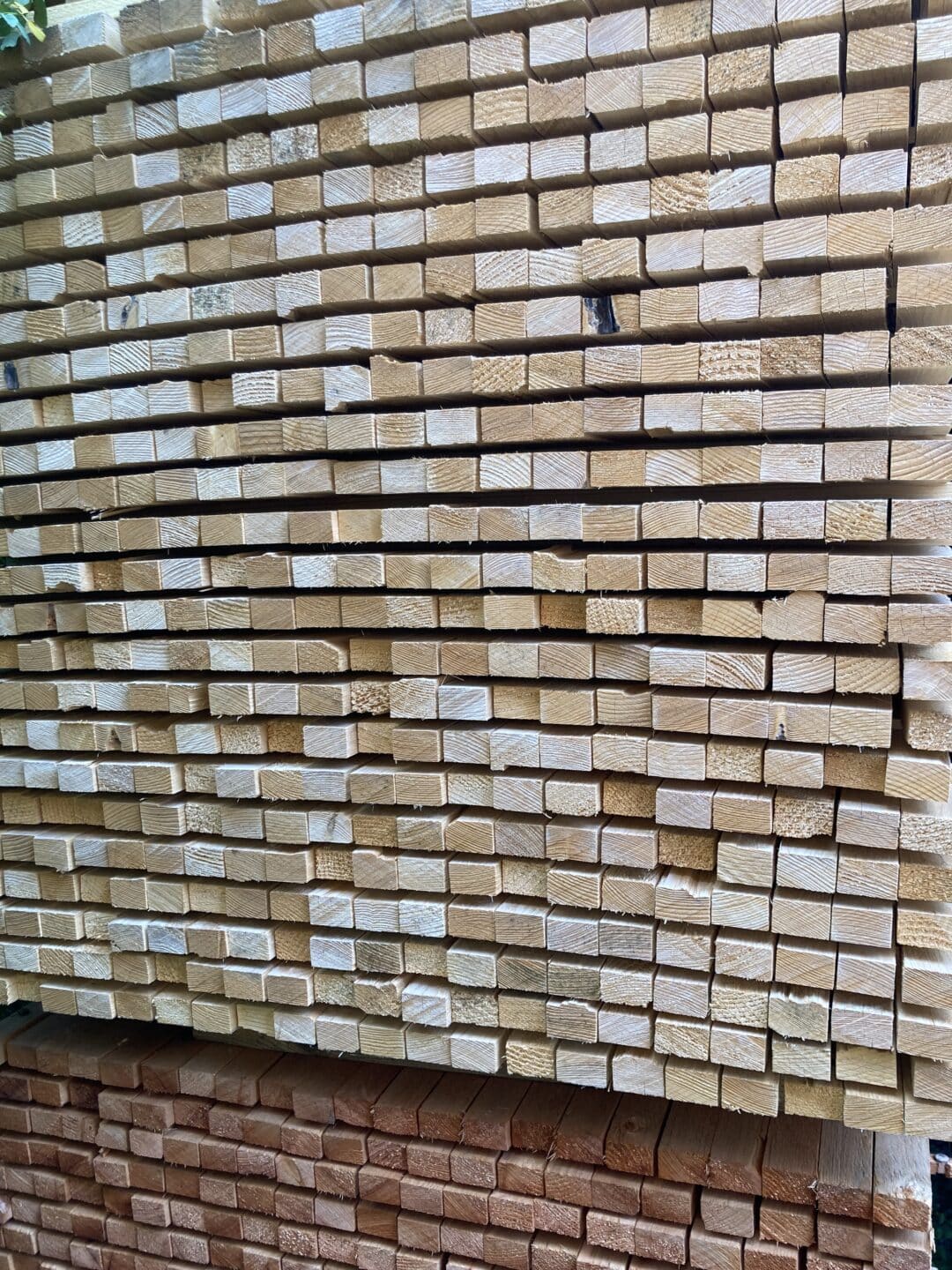 Střešní latě - 40×60 mm - neimpregnované