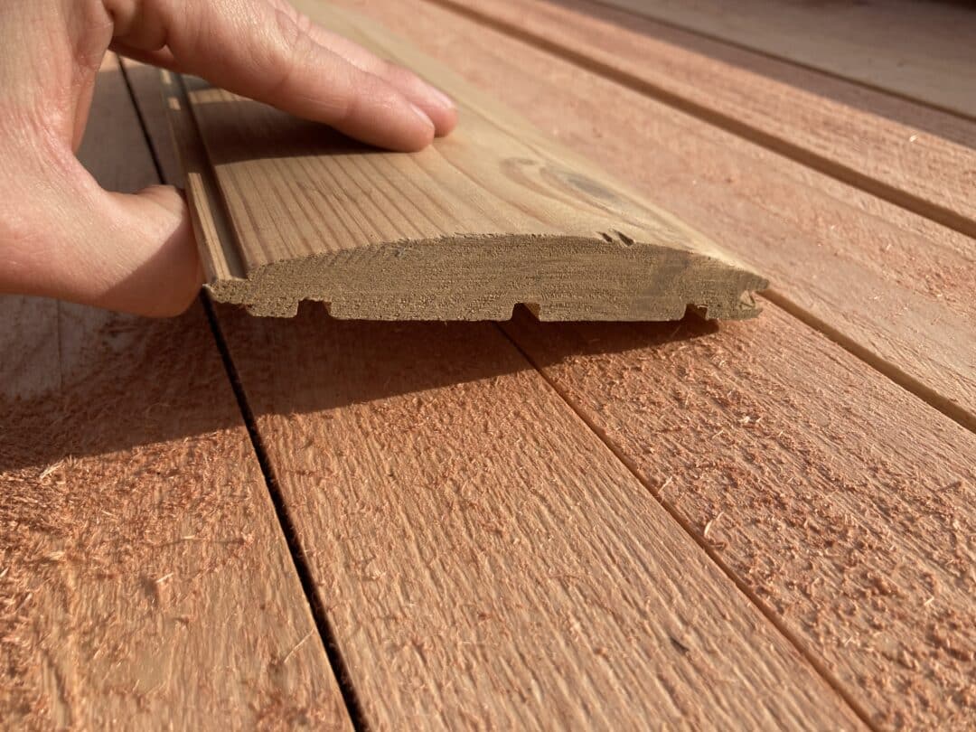 Srubové palubky - 20×120 mm - různé délky