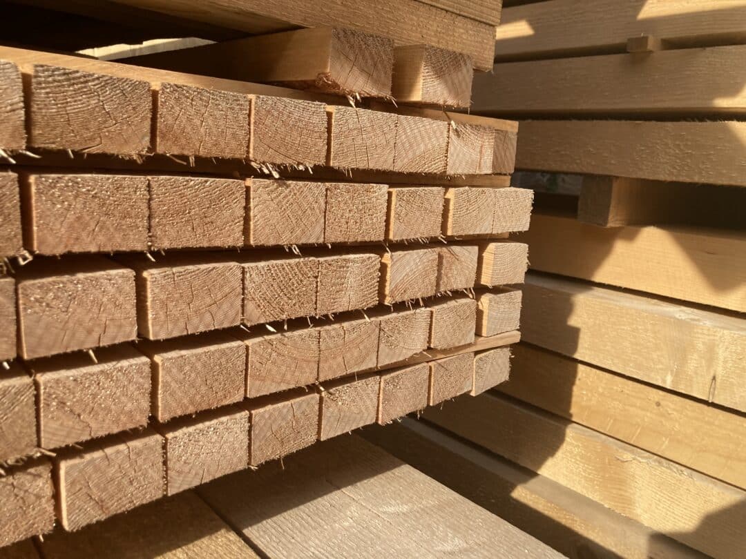Střešní latě - 40×60 mm - neimpregnované