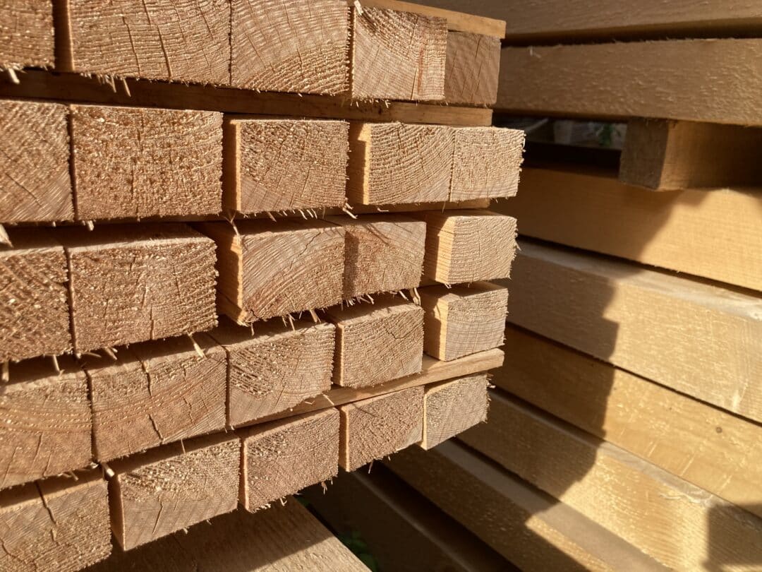 Střešní latě - 40×60 mm - neimpregnované