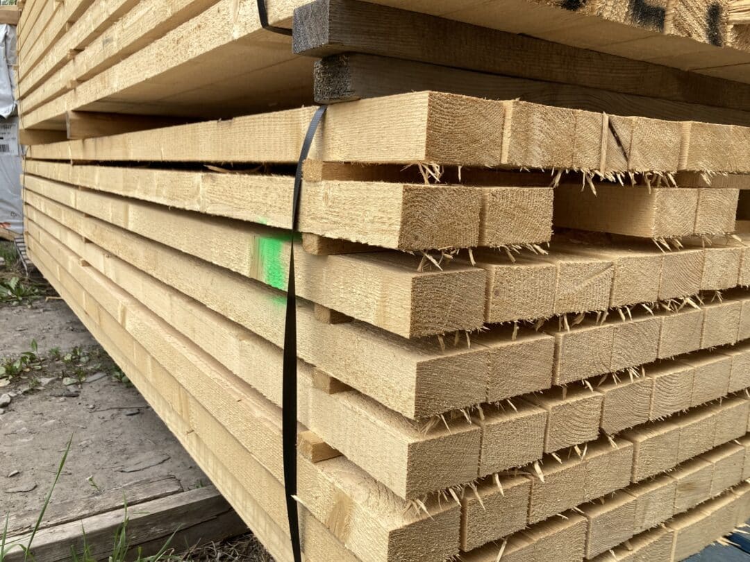 Stavební hranoly - 3 m / 4 m - 50 x 80 mm