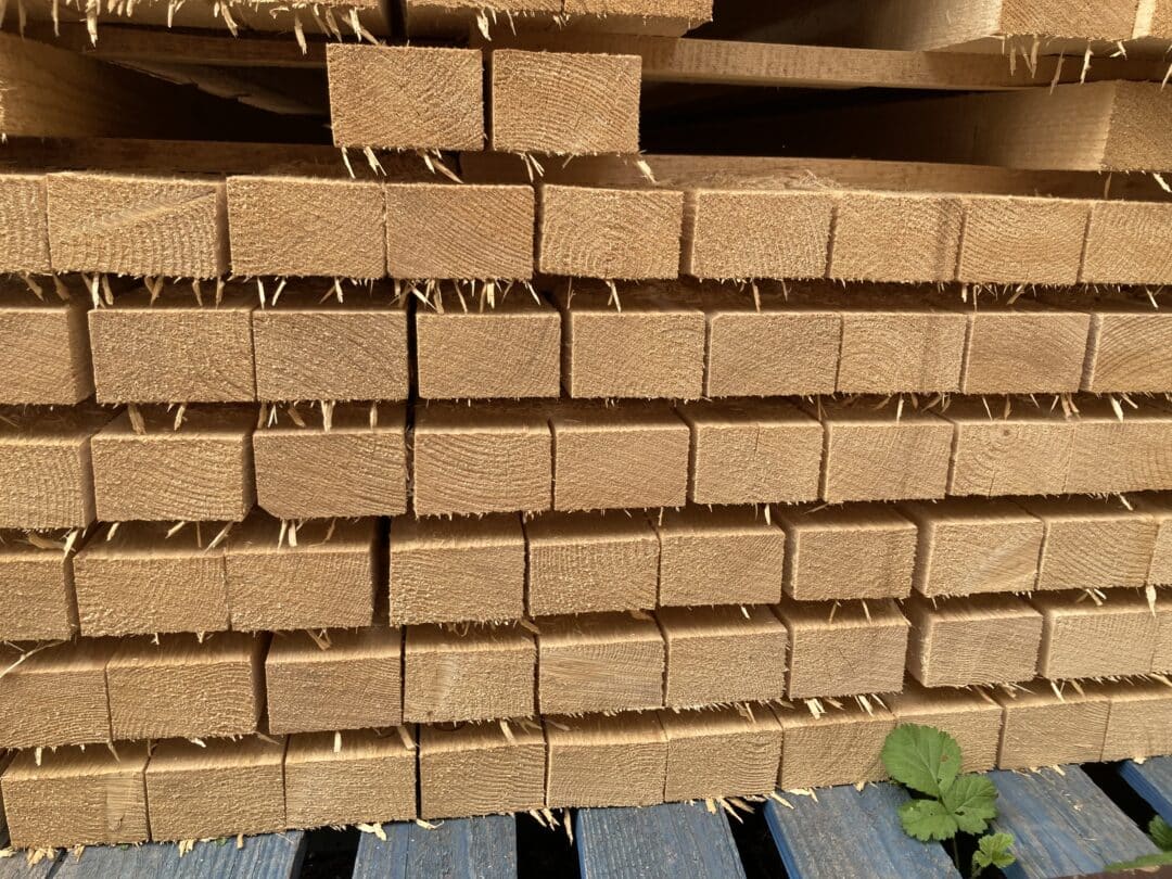 Stavební hranoly - 3 m / 4 m - 50 x 80 mm
