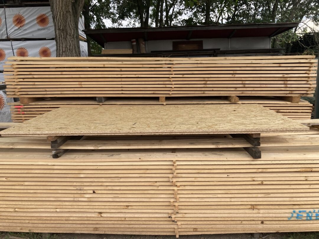 Velkoformátové OSB desky - 12×1250 mm - délka 2,5 m