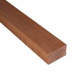 Hranol pod terasy - exotické dřevo - 45×70 mm - různé délky